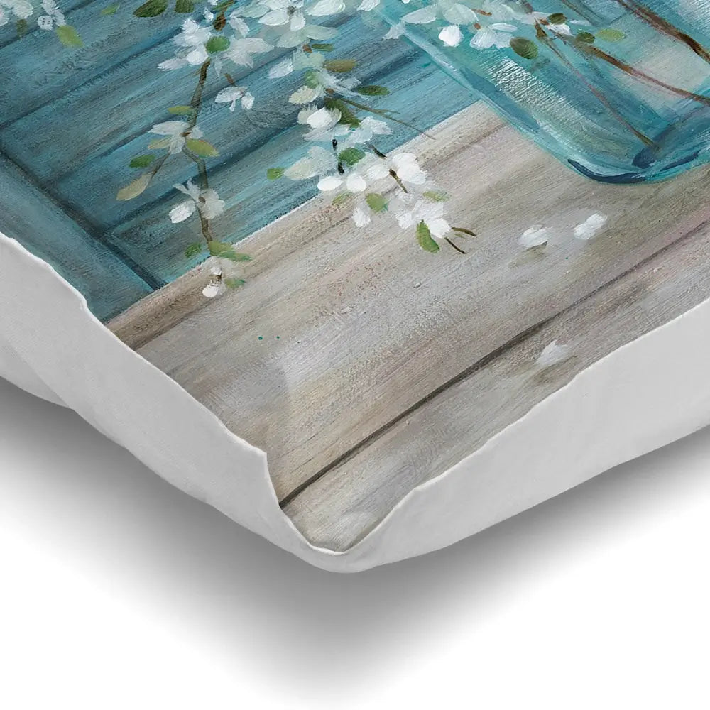 Shuttered Blossoms Cushion Shuttered Blossoms Cushion wall art product Carol Robinson