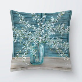 Shuttered Blossoms Cushion Shuttered Blossoms Cushion wall art product Carol Robinson