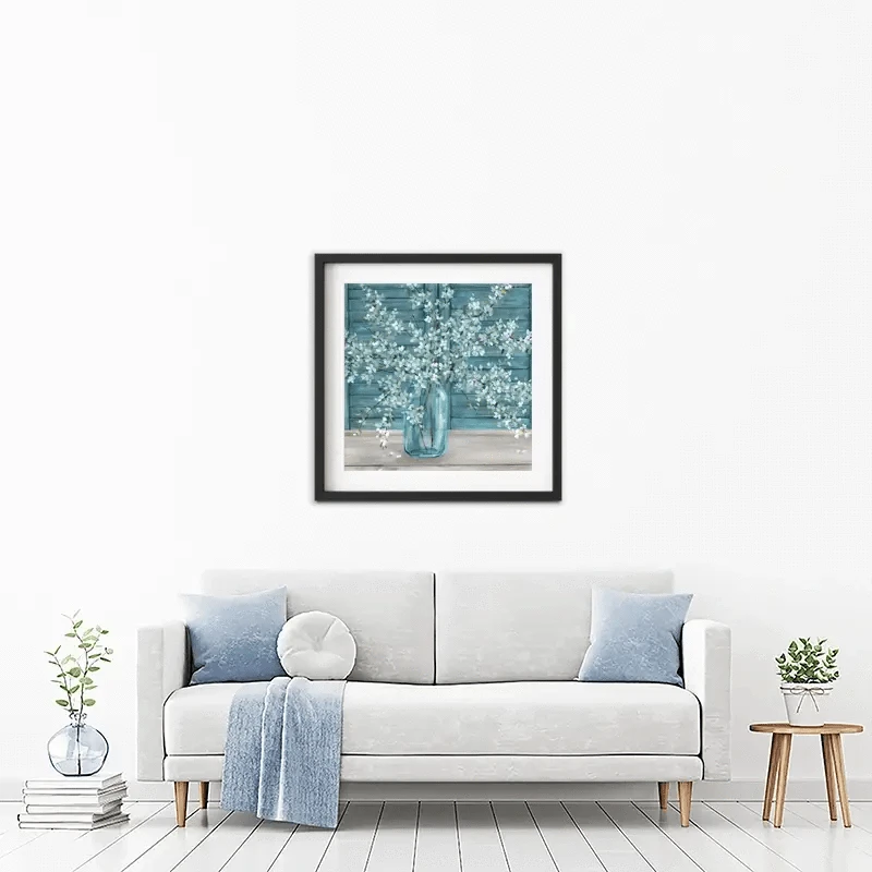 Shuttered Blossoms Framed Art Print Shuttered Blossoms Framed Art Print wall art product Carol Robinson