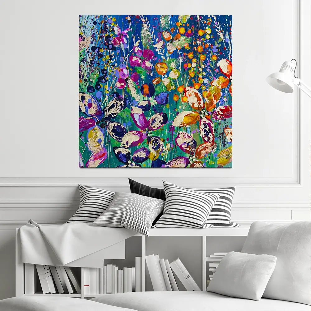 Sienna Square Canvas Print Sienna Square Canvas Print wall art product Art Print Shop