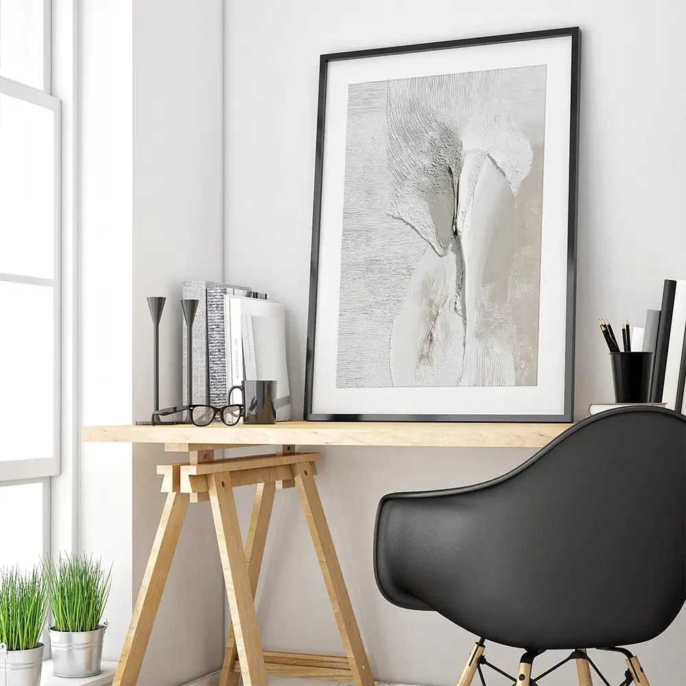 Silence Framed Art Print Silence Framed Art Print wall art product LSR Design Studio - Independent