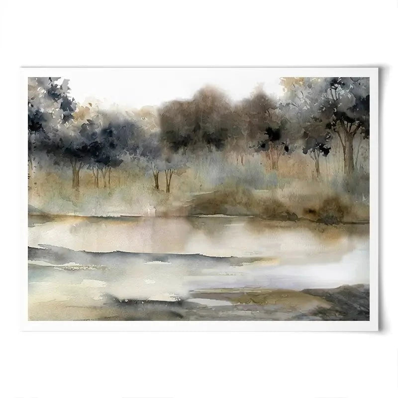 Silent River Art Print Silent River Art Print wall art product Carol Robinson