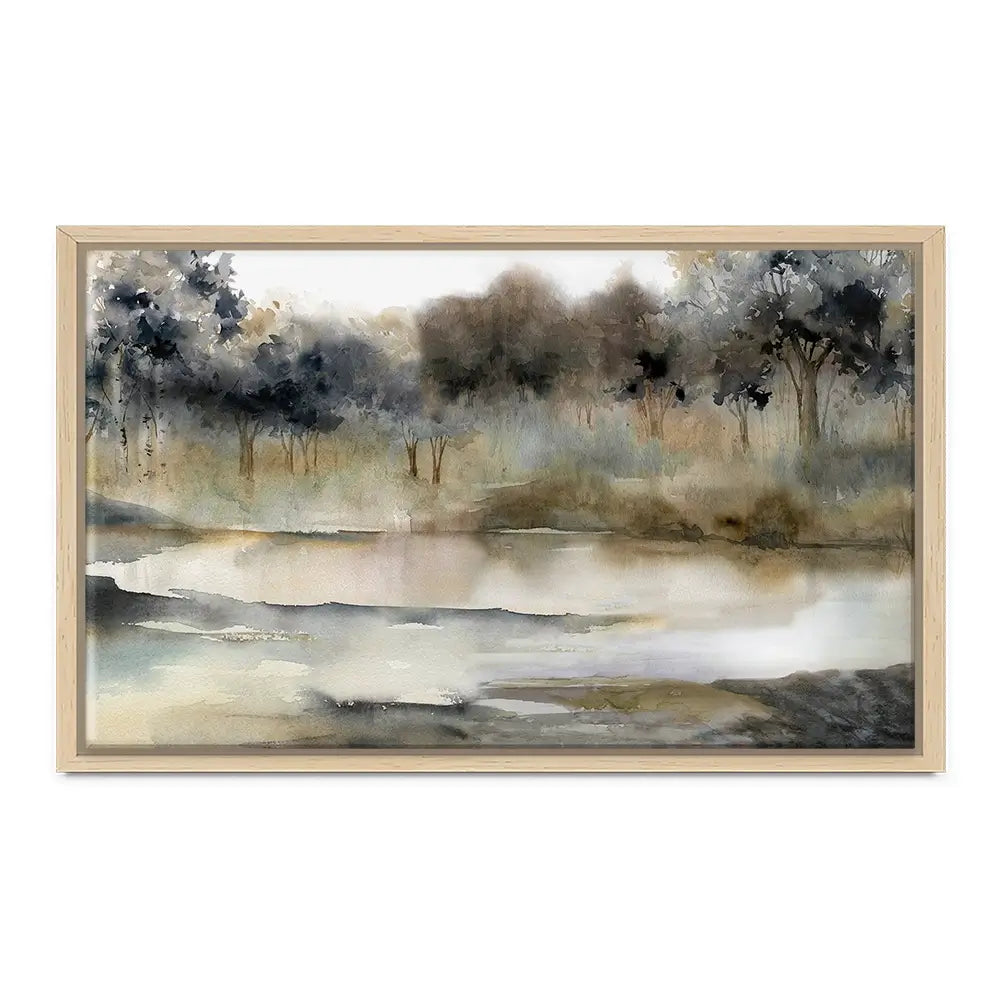 Silent River Canvas Print Silent River Canvas Print wall art product Carol Robinson