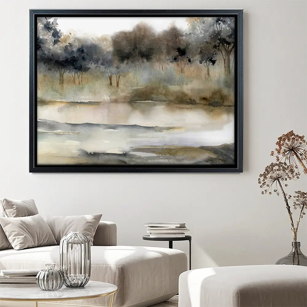 Silent River Canvas Print Silent River Canvas Print wall art product Carol Robinson
