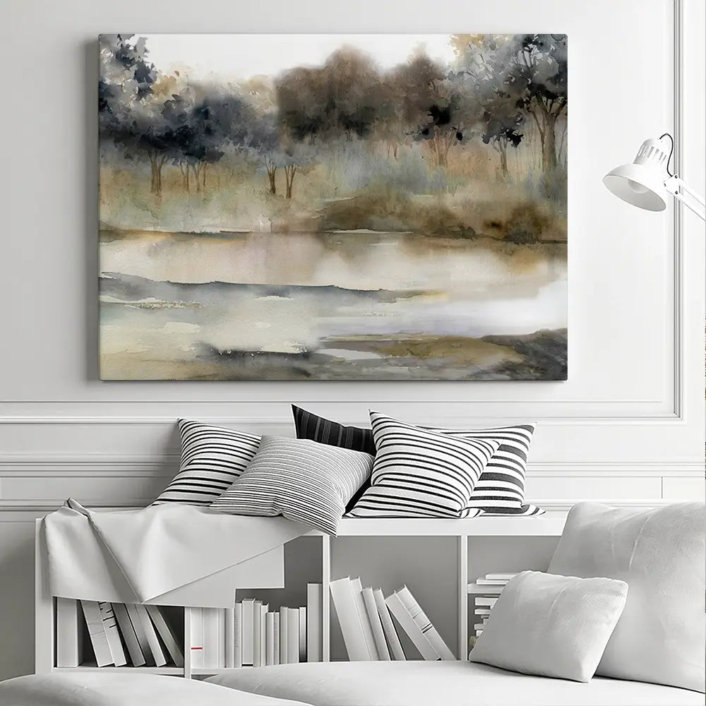 Silent River Canvas Print Silent River Canvas Print wall art product Carol Robinson