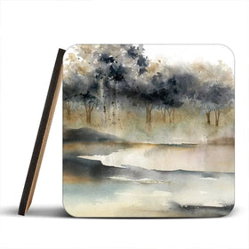 Silent Waters 1 Coaster Set Rainbow Soul Tree Coaster Set | Rainbow Soul Tree Art Coasters wall art product Carol Robinson