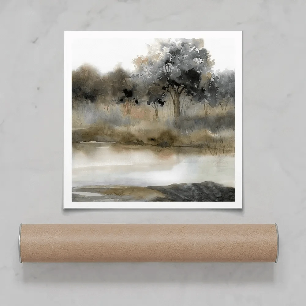 Silent Waters 2 Square Art Print Silent Waters 2 Square Art Print wall art product Carol Robinson