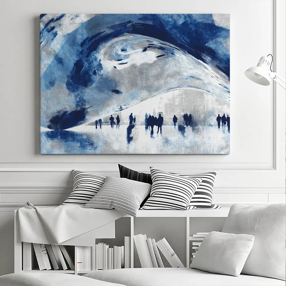 Silhouettes Canvas Print Silhouettes Canvas Print wall art product Chromatic Storm Studio