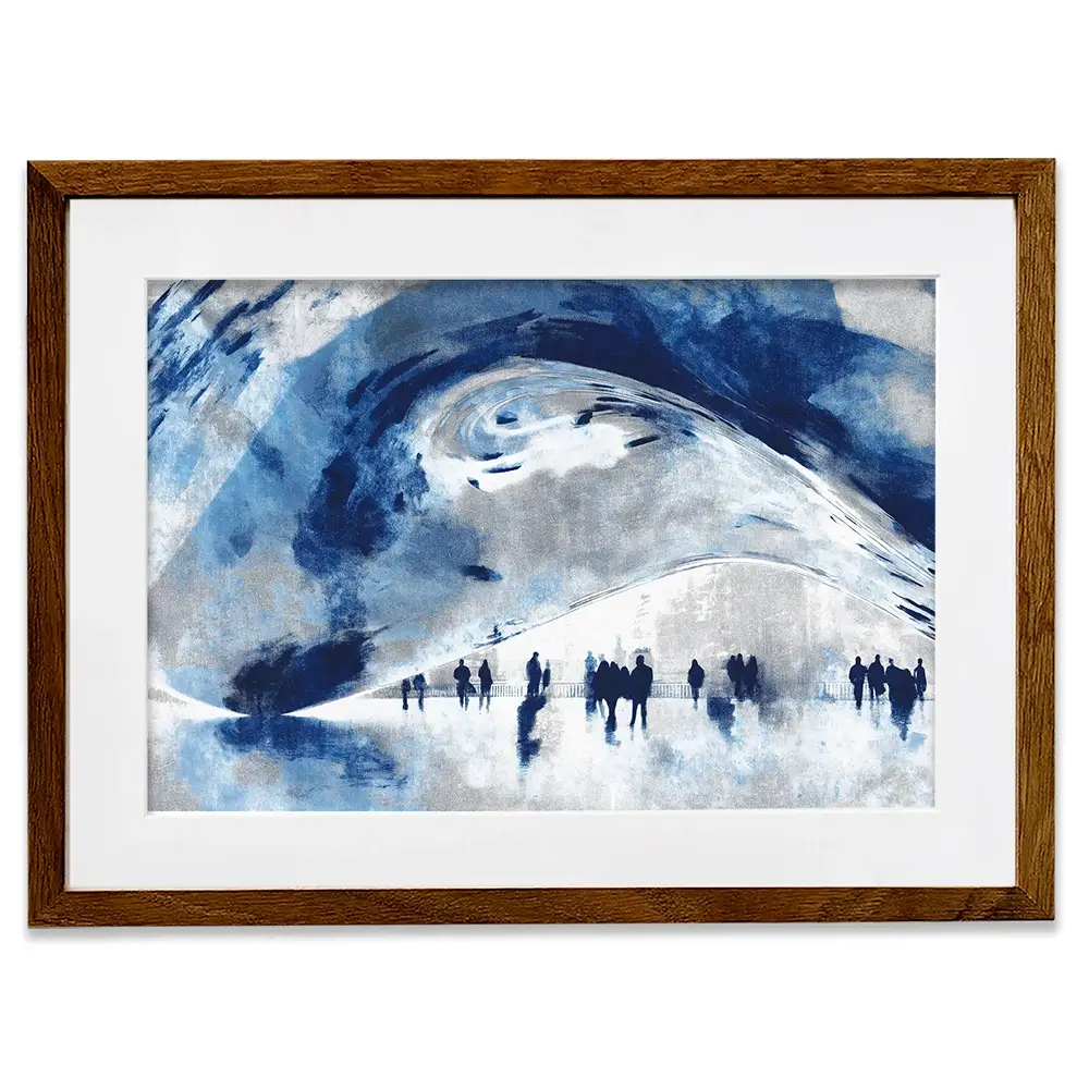 Silhouettes Framed Art Print Silhouettes Framed Art Print wall art product Chromatic Storm Studio