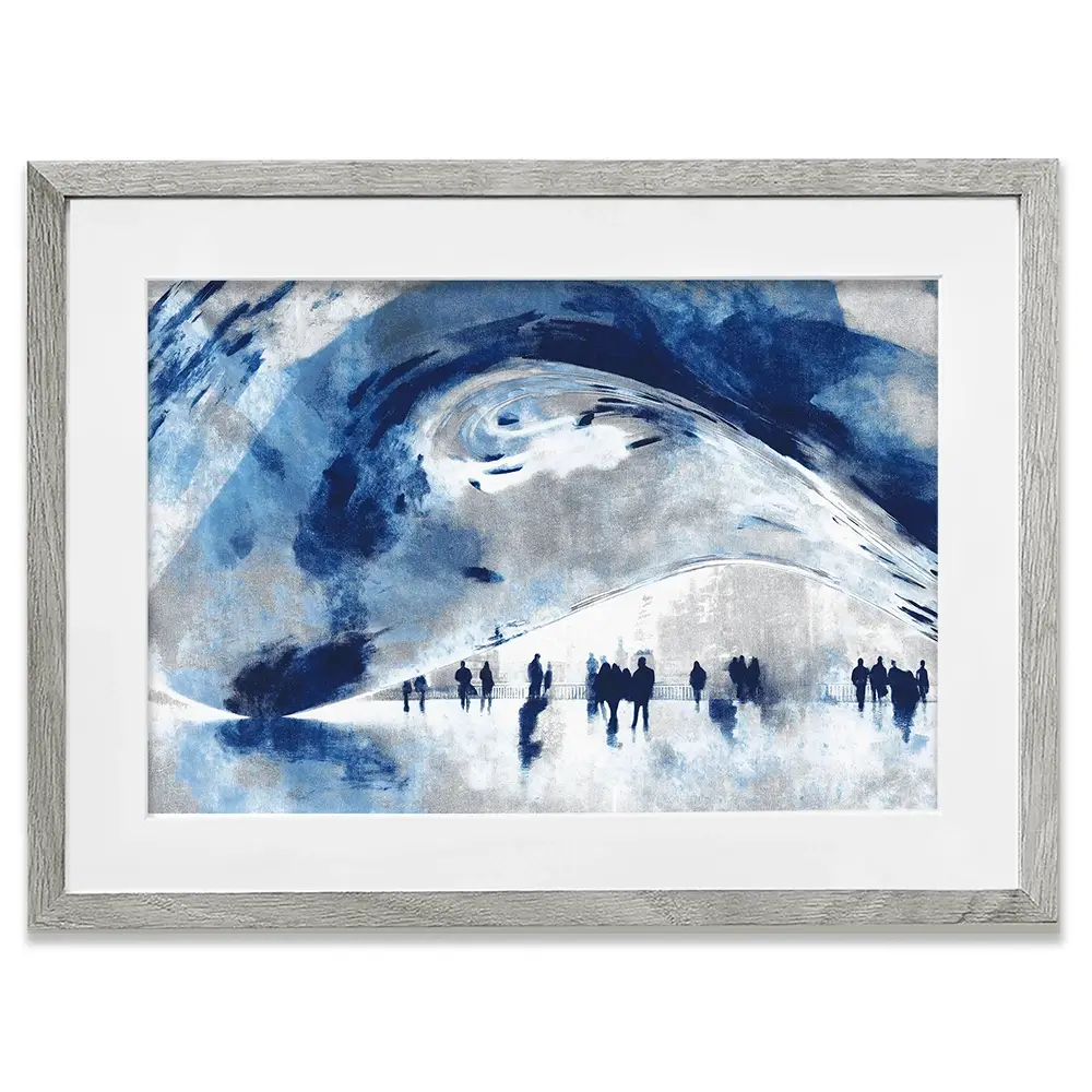 Silhouettes Framed Art Print Silhouettes Framed Art Print wall art product Chromatic Storm Studio