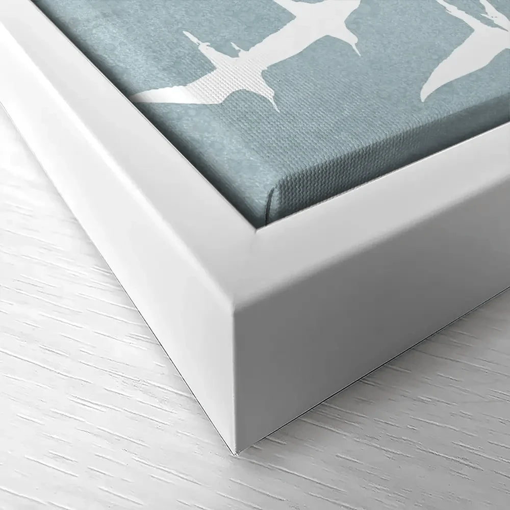 Silhouettes In Flight Canvas Print Silhouettes In Flight Canvas Print wall art product Jennifer Goldberger