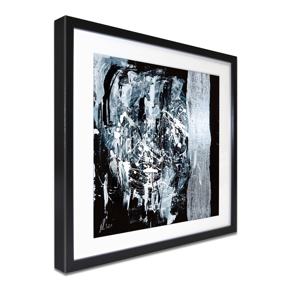 Silver Abstract Framed Art Print wall art product Aimee Linzi
