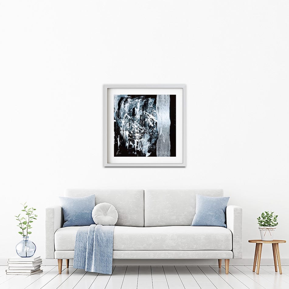 Silver Abstract Framed Art Print wall art product Aimee Linzi