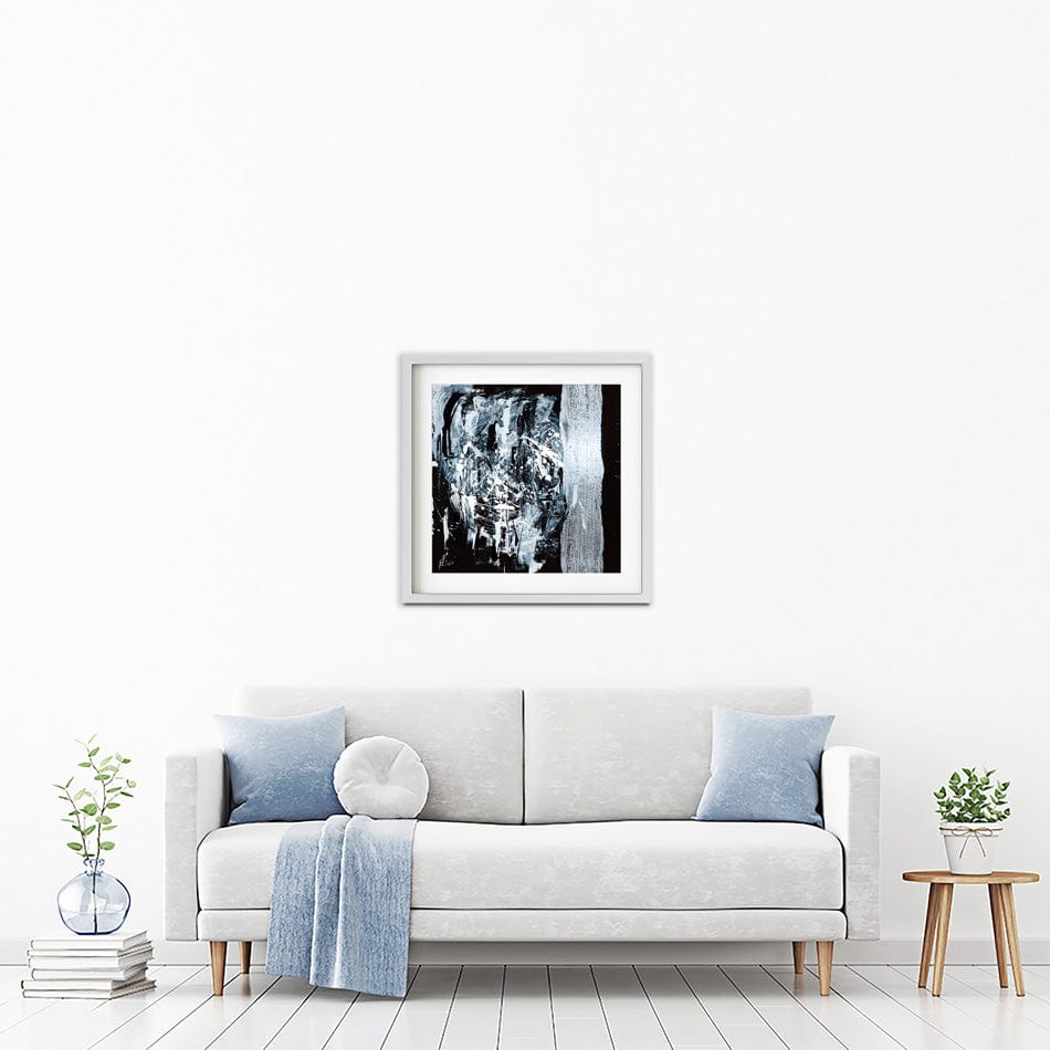 Silver Abstract Framed Art Print wall art product Aimee Linzi