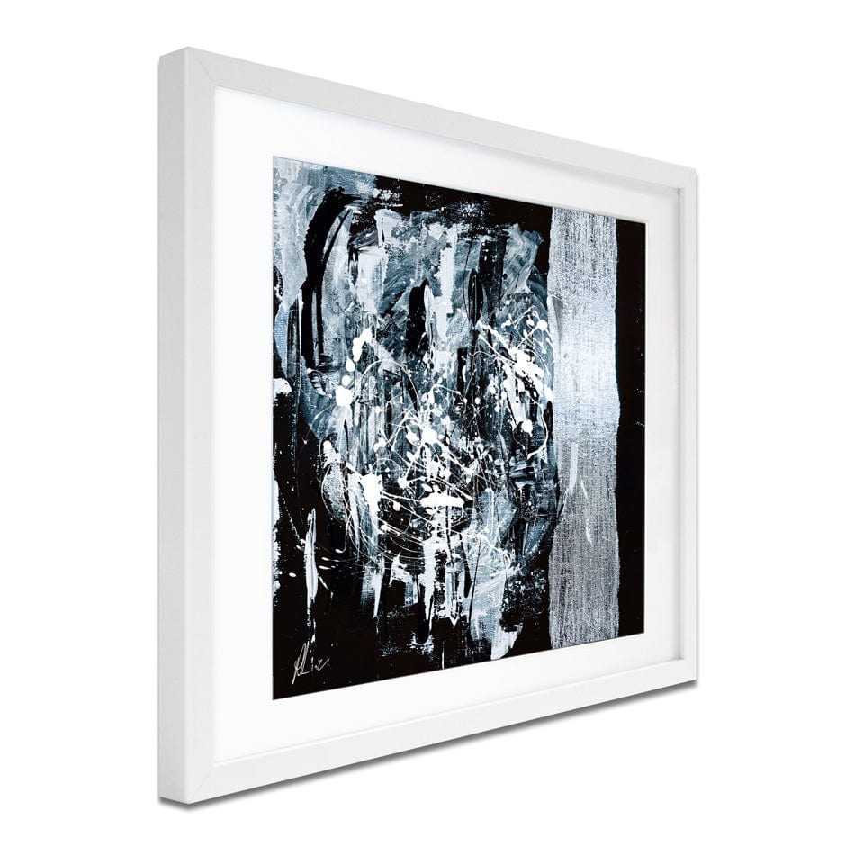 Silver Abstract Framed Art Print wall art product Aimee Linzi