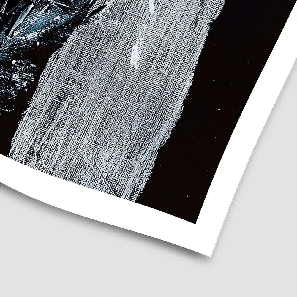 Silver Abstract Square Art Print Silver Abstract Square Art Print wall art product Aimee Linzi