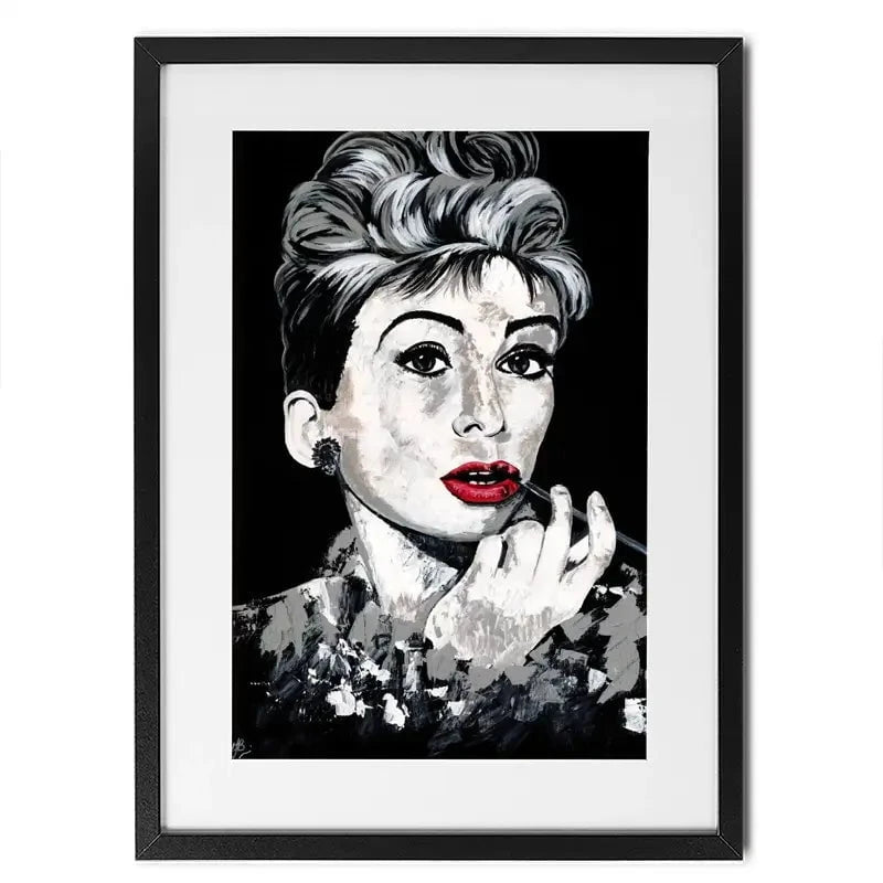 Simply Audrey Framed Art Print Simply Audrey Framed Art Print wall art product Jackie Bridges