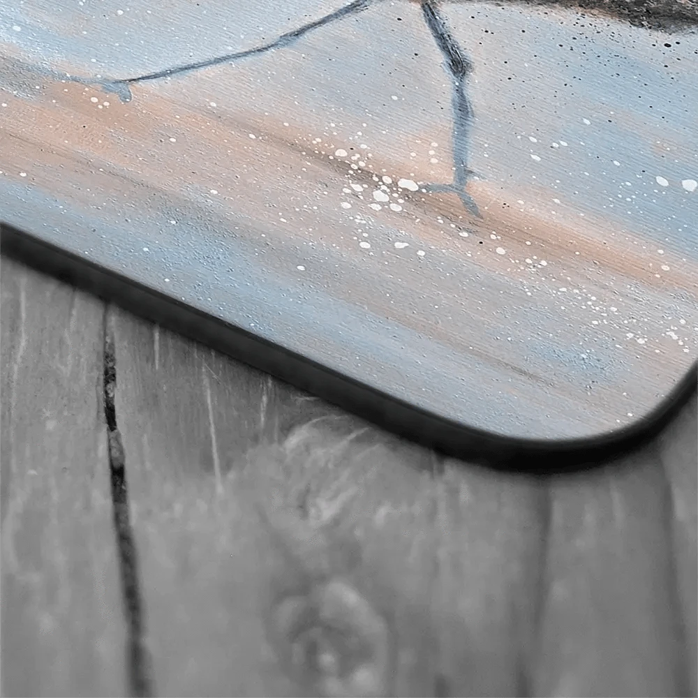 Single Sandpiper Coaster Set Single Sandpiper Coaster Set wall art product Laure Bury