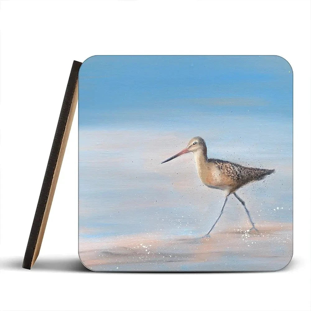 Single Sandpiper Coaster Set Single Sandpiper Coaster Set wall art product Laure Bury