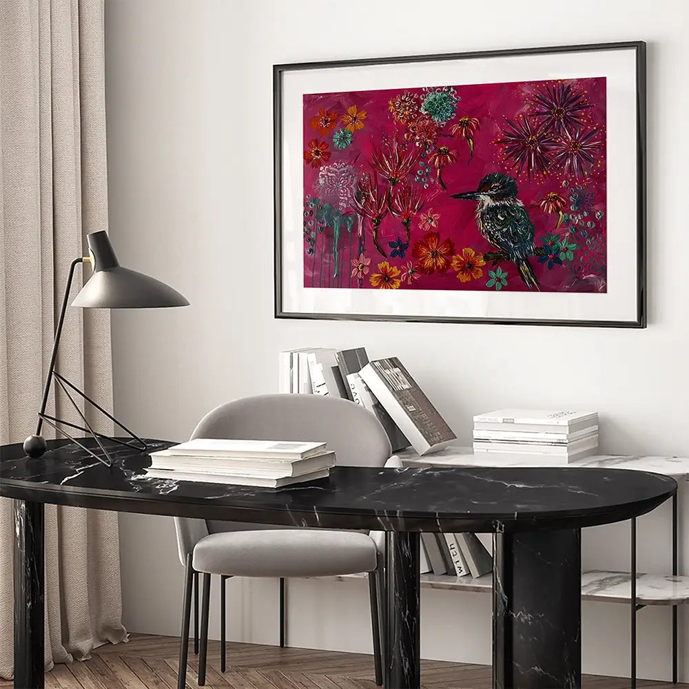 Sitting Pretty Framed Art Print Sitting Pretty Framed Art Print wall art product Jo Mulligan