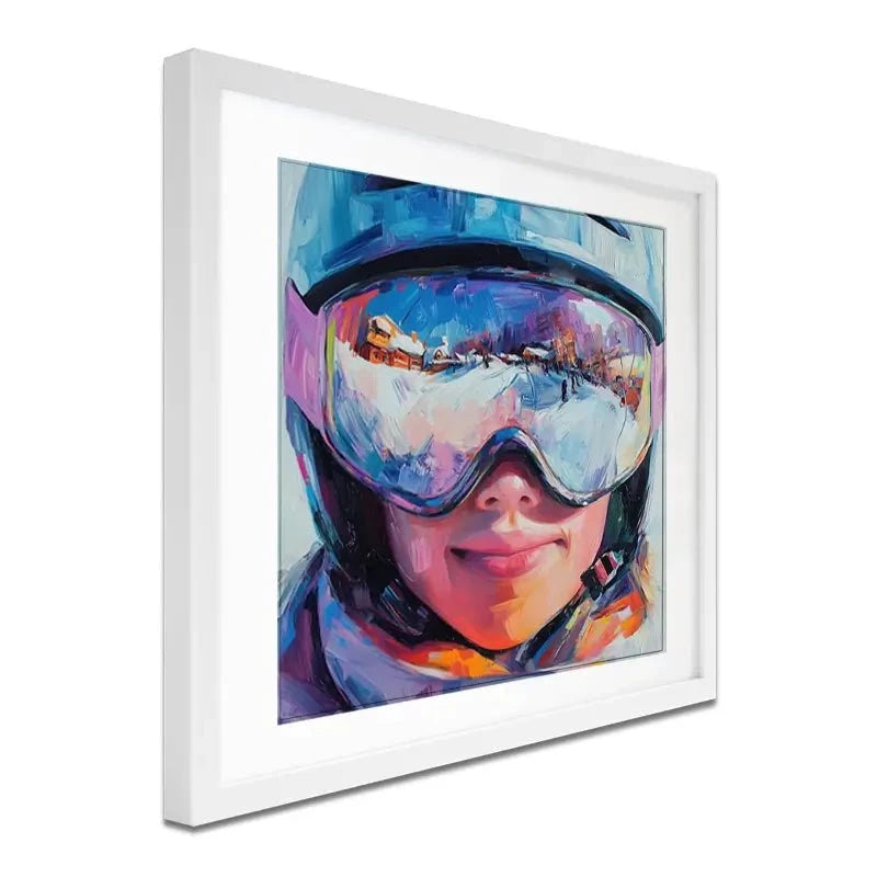 Ski Mask View Framed Art Print Ski Mask View Framed Art Print wall art product Tanya Ocean