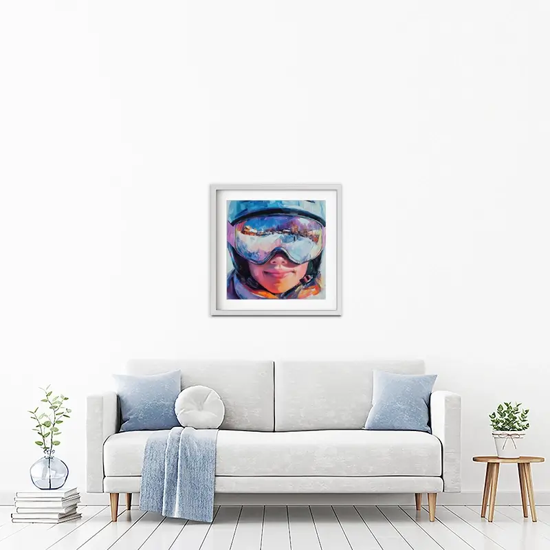 Ski Mask View Framed Art Print Ski Mask View Framed Art Print wall art product Tanya Ocean