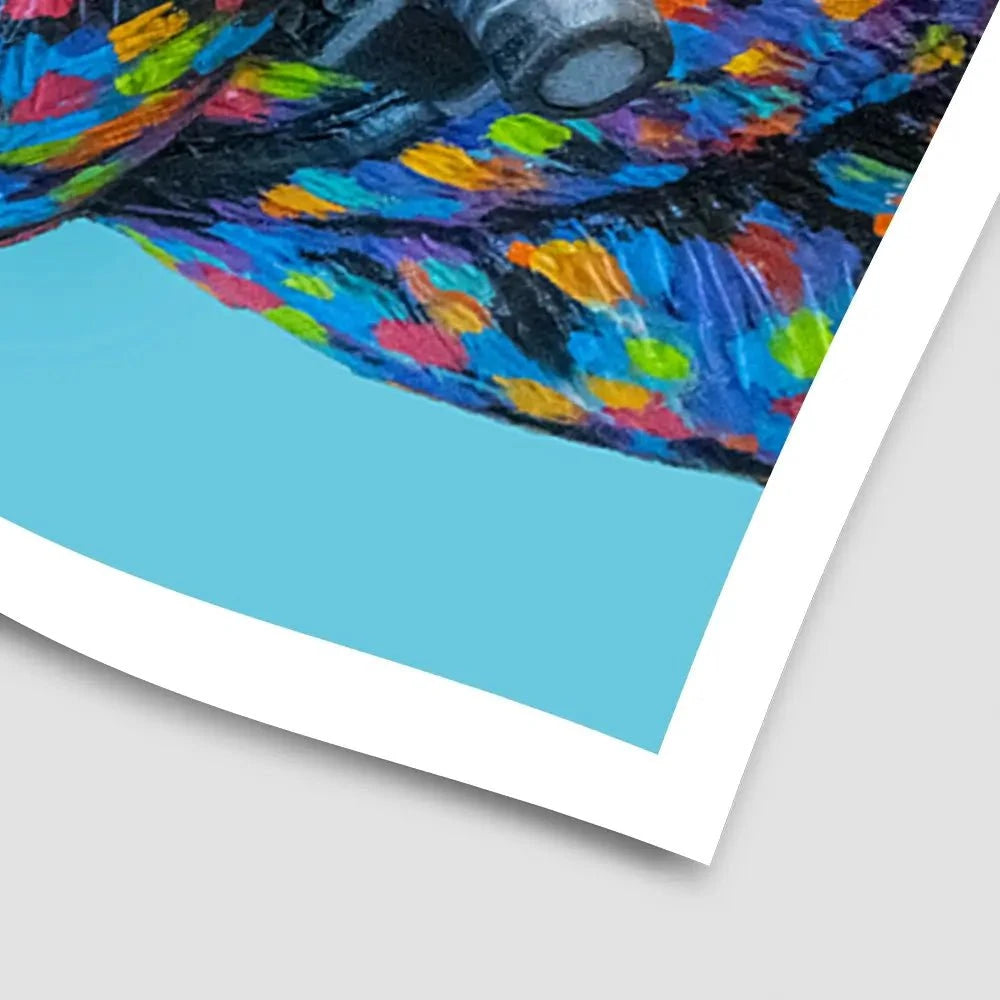 Skiddles The Bear Art Print Skiddles The Bear Art Print wall art product Carolee Vitaletti