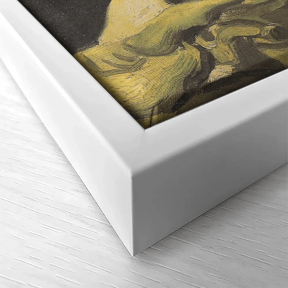 Skull Of A Skeleton With A Burning Cigarette Canvas Print Skull Of A Skeleton With A Burning Cigarette Canvas Print wall art product Vincent Van Gogh