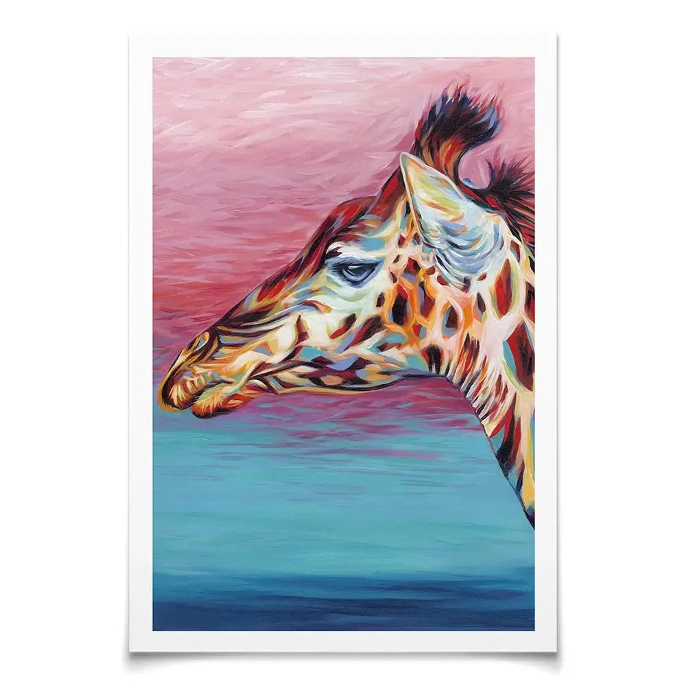 Sky High Giraffe 2 Art Print Sky High Giraffe 2 Art Print wall art product Carolee Vitaletti