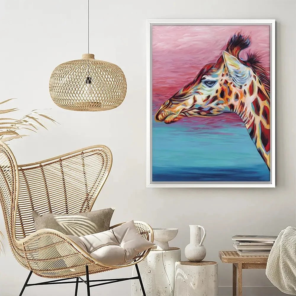 Sky High Giraffe 2 Canvas Print Sky High Giraffe 2 Canvas Print wall art product Carolee Vitaletti