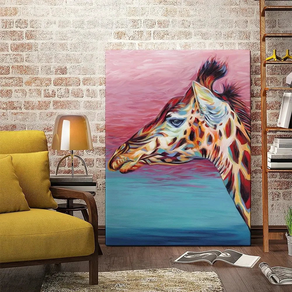 Sky High Giraffe 2 Canvas Print Sky High Giraffe 2 Canvas Print wall art product Carolee Vitaletti
