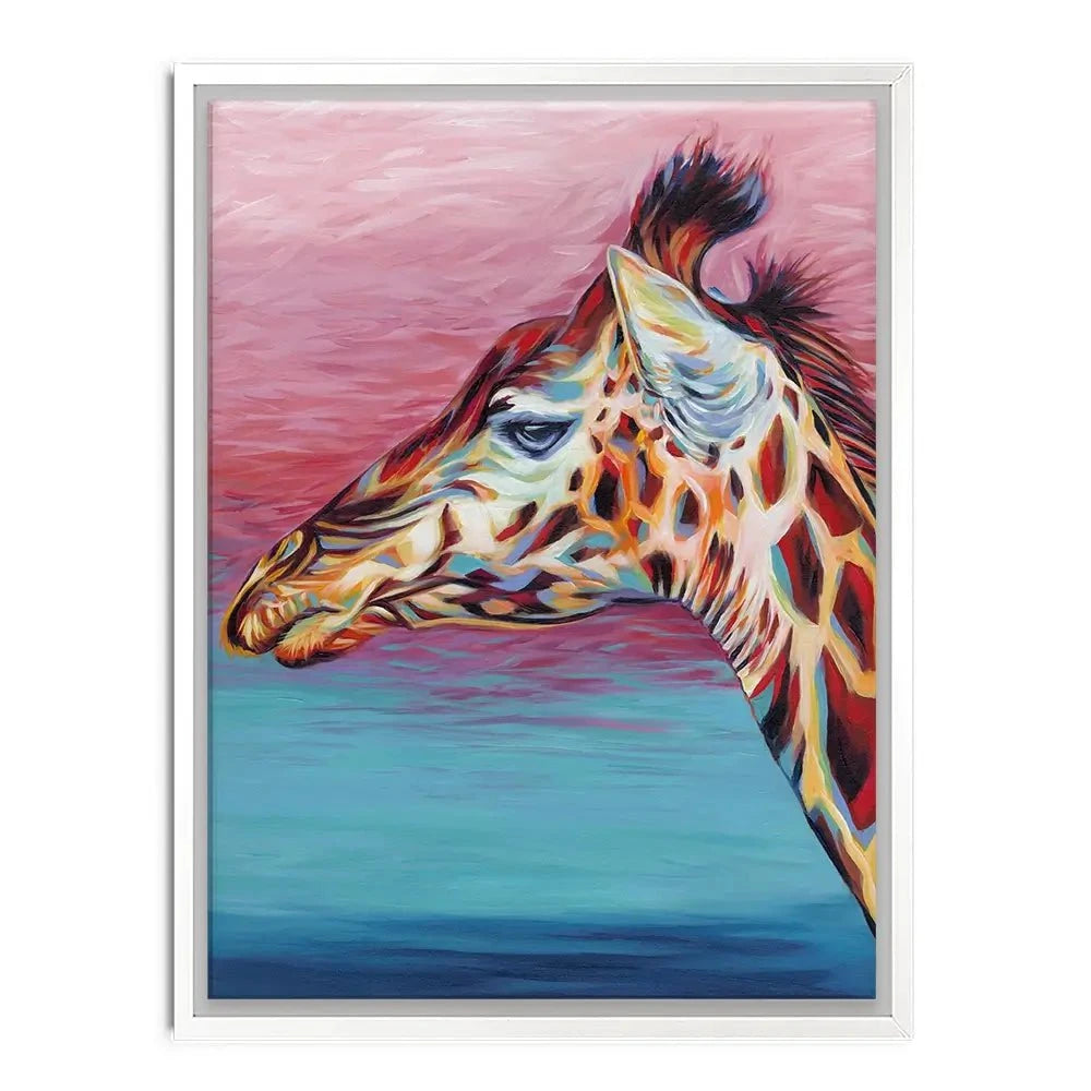 Sky High Giraffe 2 Canvas Print Sky High Giraffe 2 Canvas Print wall art product Carolee Vitaletti
