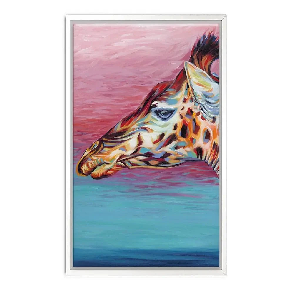 Sky High Giraffe 2 Canvas Print Sky High Giraffe 2 Canvas Print wall art product Carolee Vitaletti