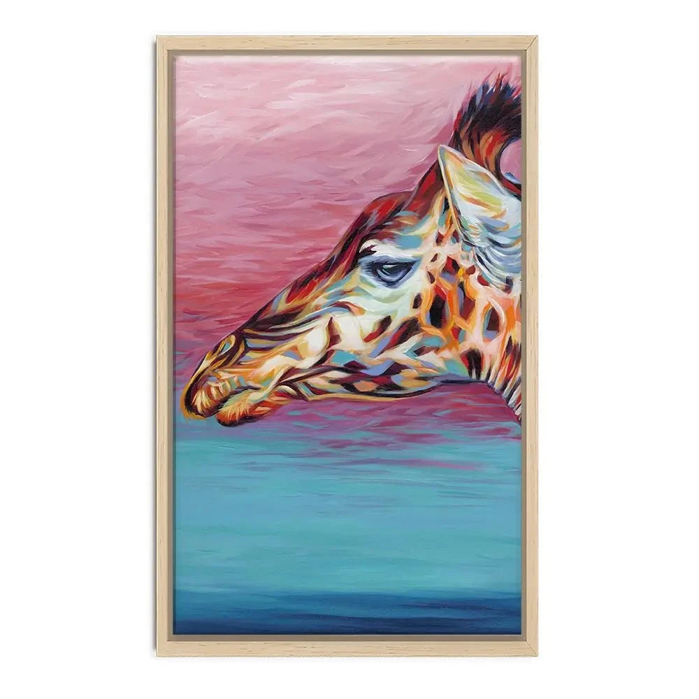 Sky High Giraffe 2 Canvas Print Sky High Giraffe 2 Canvas Print wall art product Carolee Vitaletti