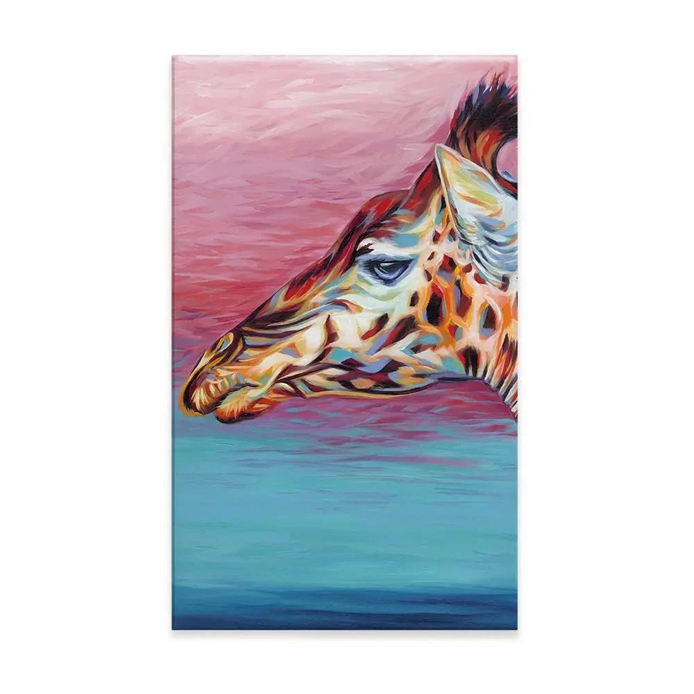 Sky High Giraffe 2 Canvas Print Sky High Giraffe 2 Canvas Print wall art product Carolee Vitaletti