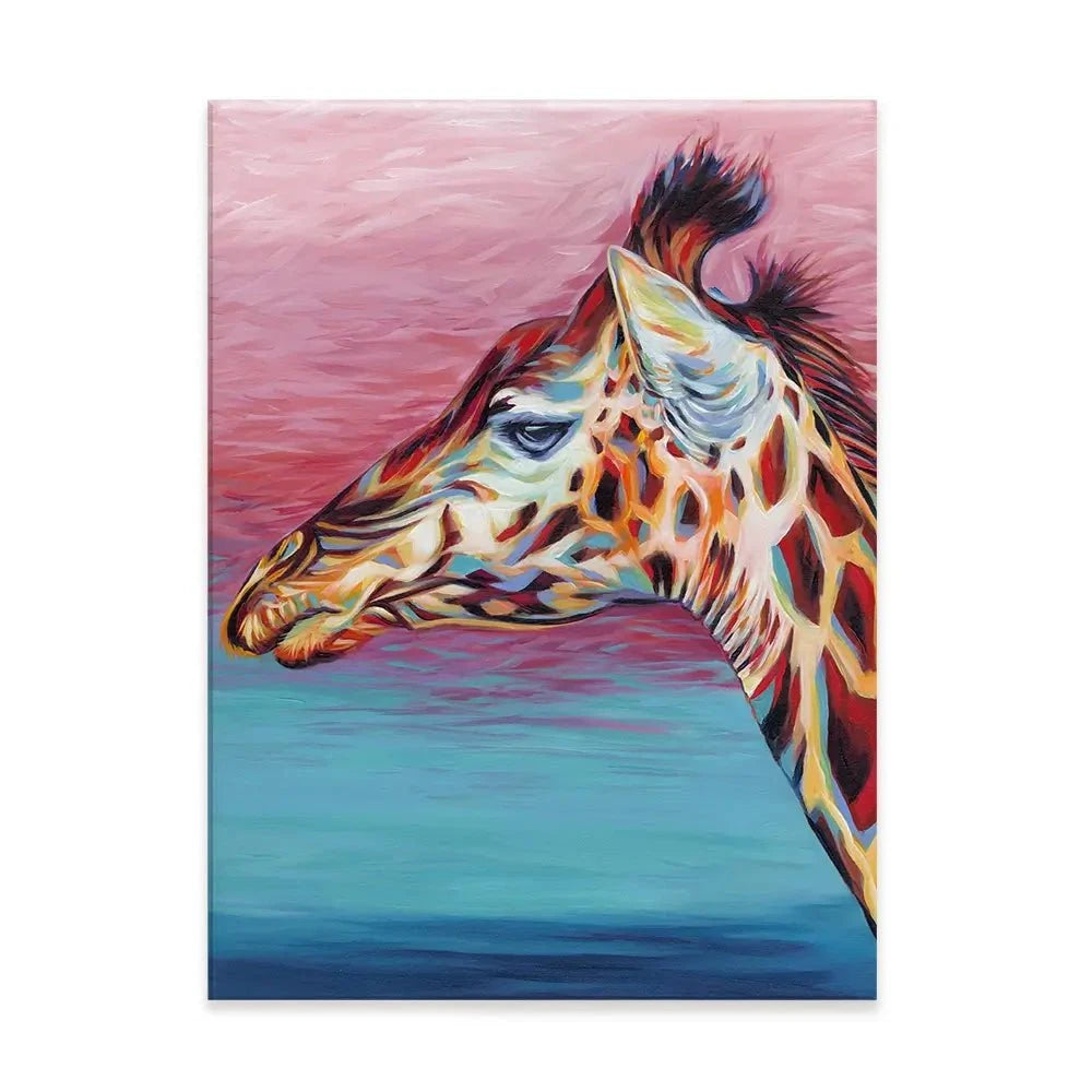 Sky High Giraffe 2 Canvas Print Sky High Giraffe 2 Canvas Print wall art product Carolee Vitaletti