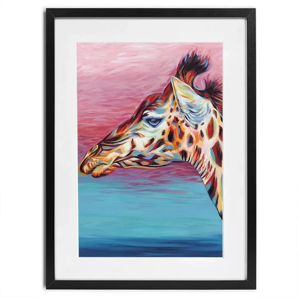 Sky High Giraffe 2 Framed Art Print Sky High Giraffe 2 Framed Art Print wall art product Carolee Vitaletti