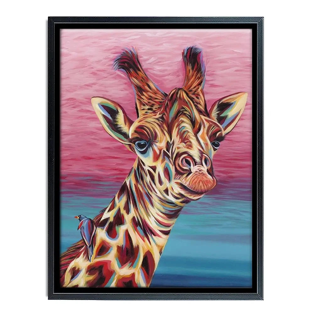 Sky High Giraffe Canvas Print Sky High Giraffe Canvas Print wall art product Carolee Vitaletti