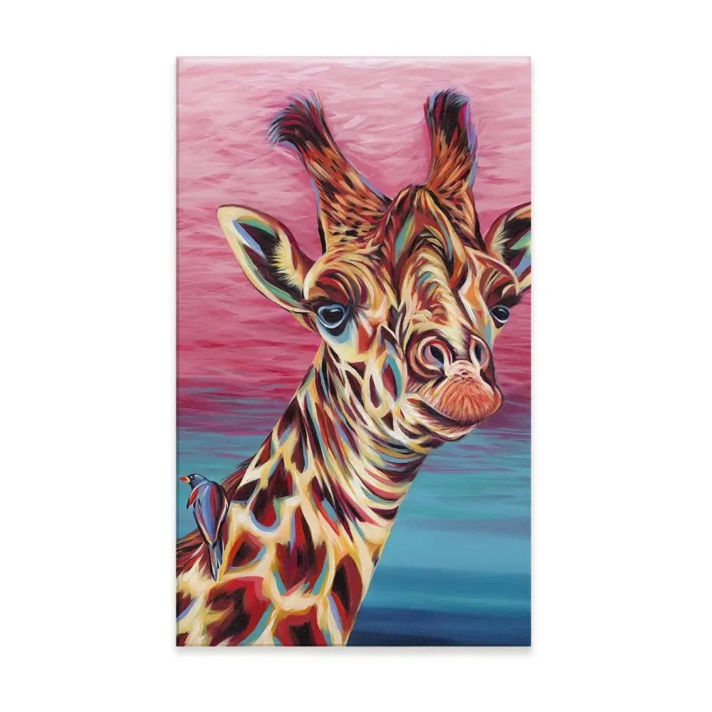 Sky High Giraffe Canvas Print Sky High Giraffe Canvas Print wall art product Carolee Vitaletti