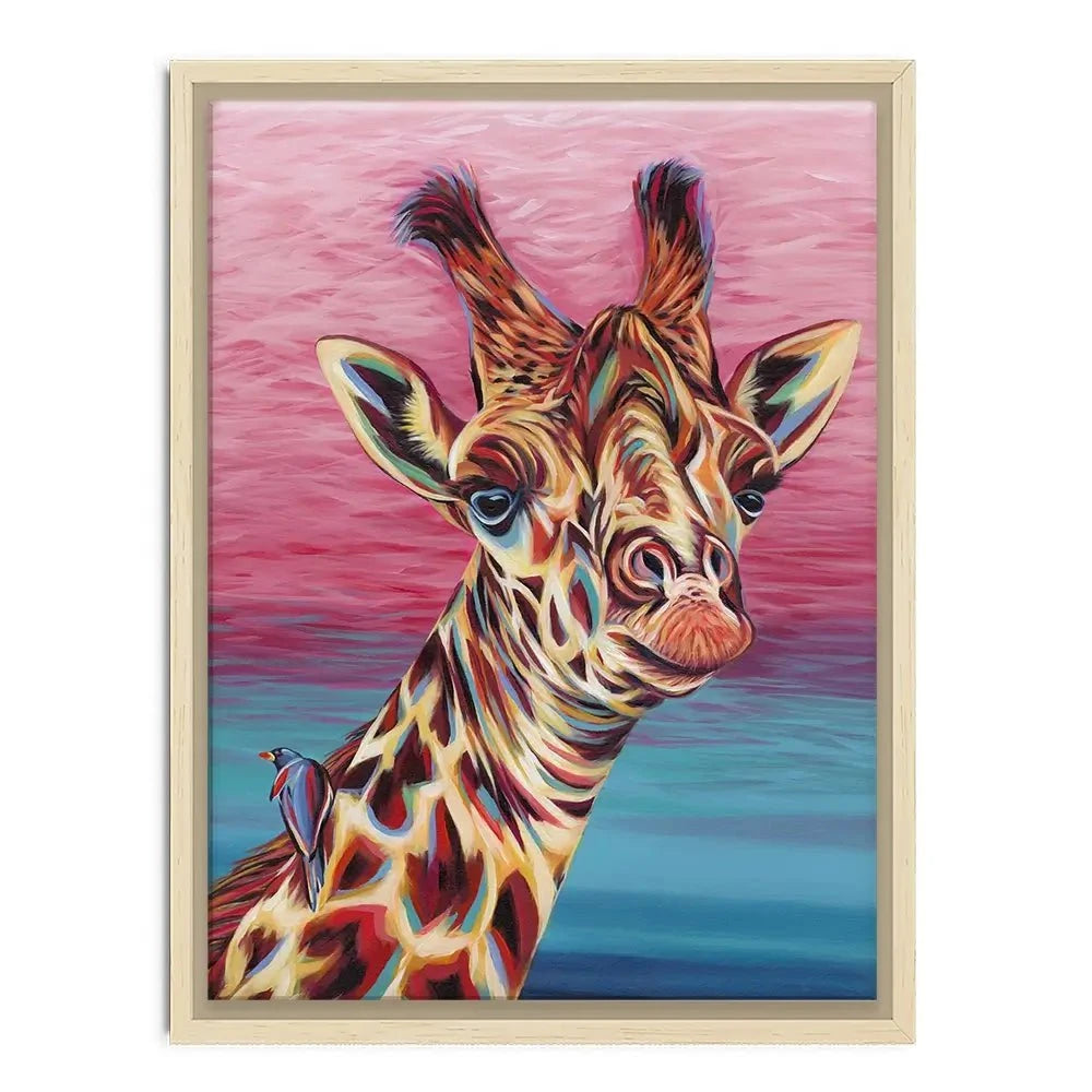 Sky High Giraffe Canvas Print Sky High Giraffe Canvas Print wall art product Carolee Vitaletti