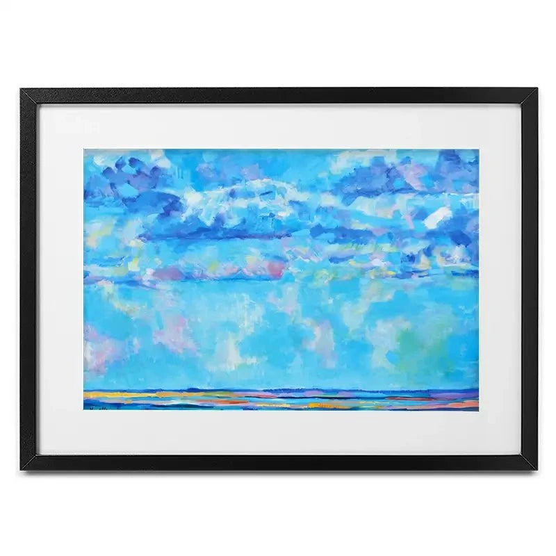 Sky Meets Sea Framed Art Print Sky Meets Sea Framed Art Print wall art product Maria Moretti