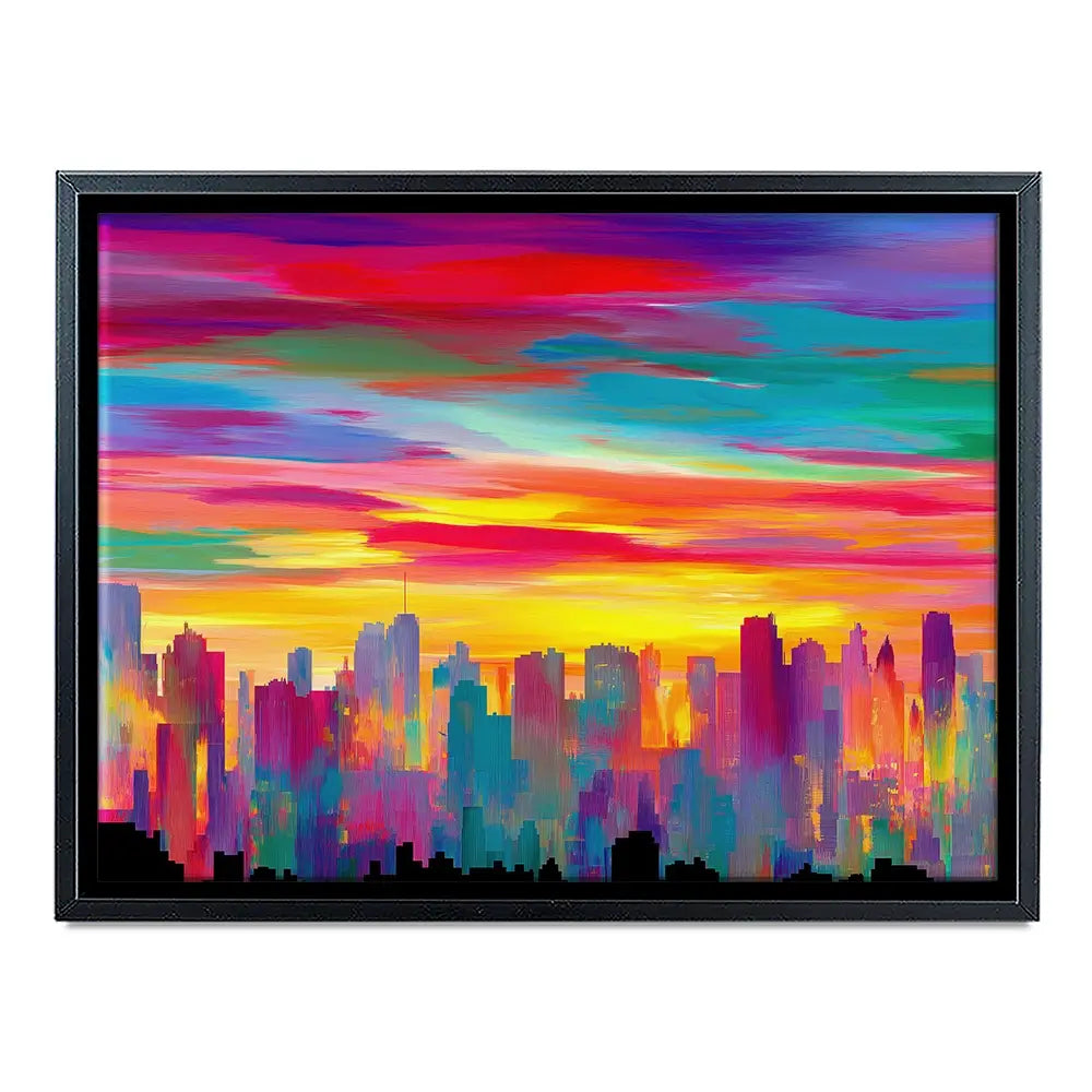 Skyline Ablaze Canvas Print Skyline Ablaze Canvas Print wall art product Chromatic Storm Studio