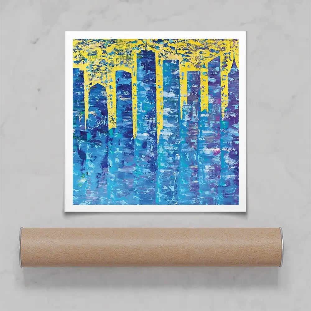 Skyscrapers Square Art Print Skyscrapers Square Art Print wall art product Denis Kuvaev / Shutterstock