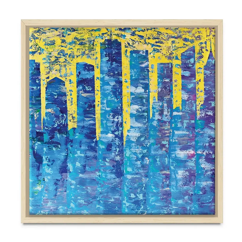 Skyscrapers Square Canvas Print Skyscrapers Square Canvas Print wall art product Denis Kuvaev / Shutterstock