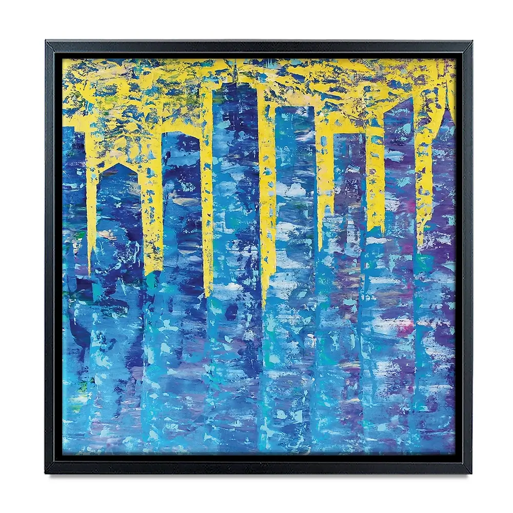 Skyscrapers Square Canvas Print Skyscrapers Square Canvas Print wall art product Denis Kuvaev / Shutterstock