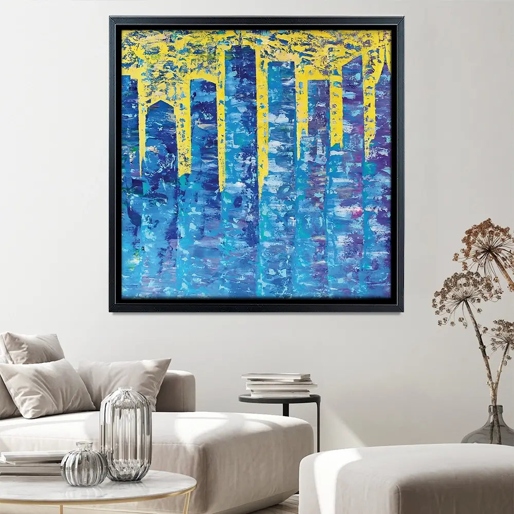 Skyscrapers Square Canvas Print Skyscrapers Square Canvas Print wall art product Denis Kuvaev / Shutterstock