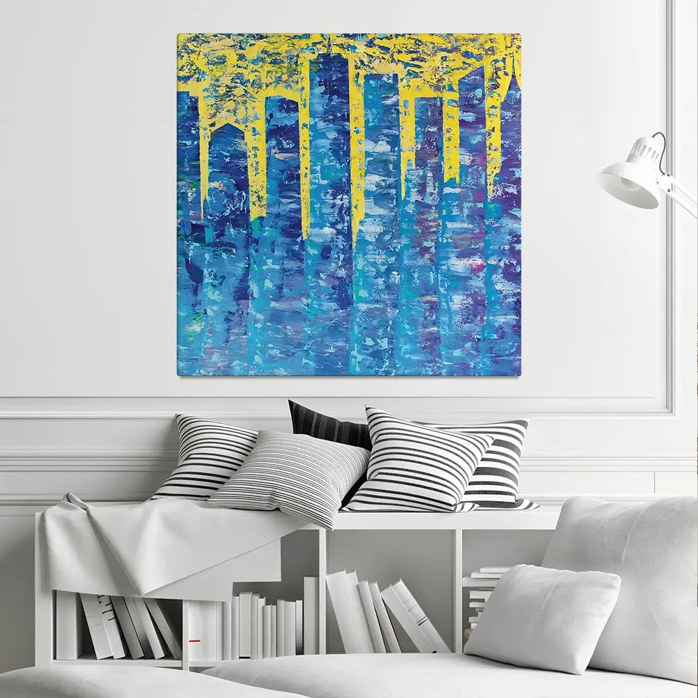 Skyscrapers Square Canvas Print Skyscrapers Square Canvas Print wall art product Denis Kuvaev / Shutterstock