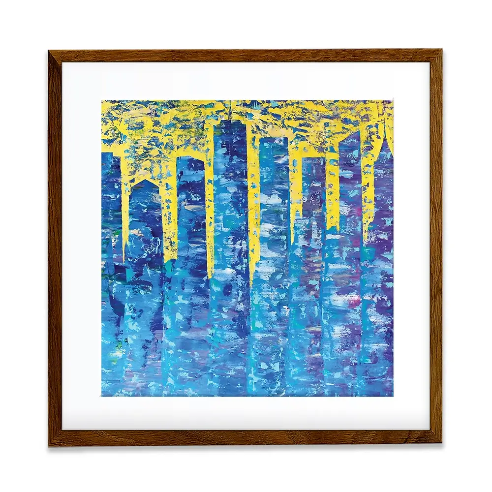 Skyscrapers Square Framed Art Print Skyscrapers Square Framed Art Print wall art product Denis Kuvaev / Shutterstock