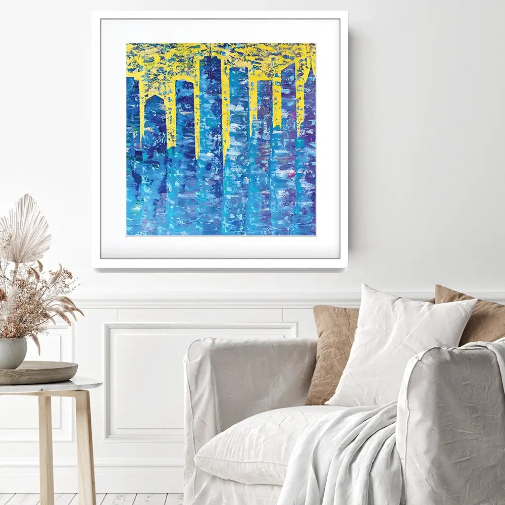 Skyscrapers Square Framed Art Print Skyscrapers Square Framed Art Print wall art product Denis Kuvaev / Shutterstock