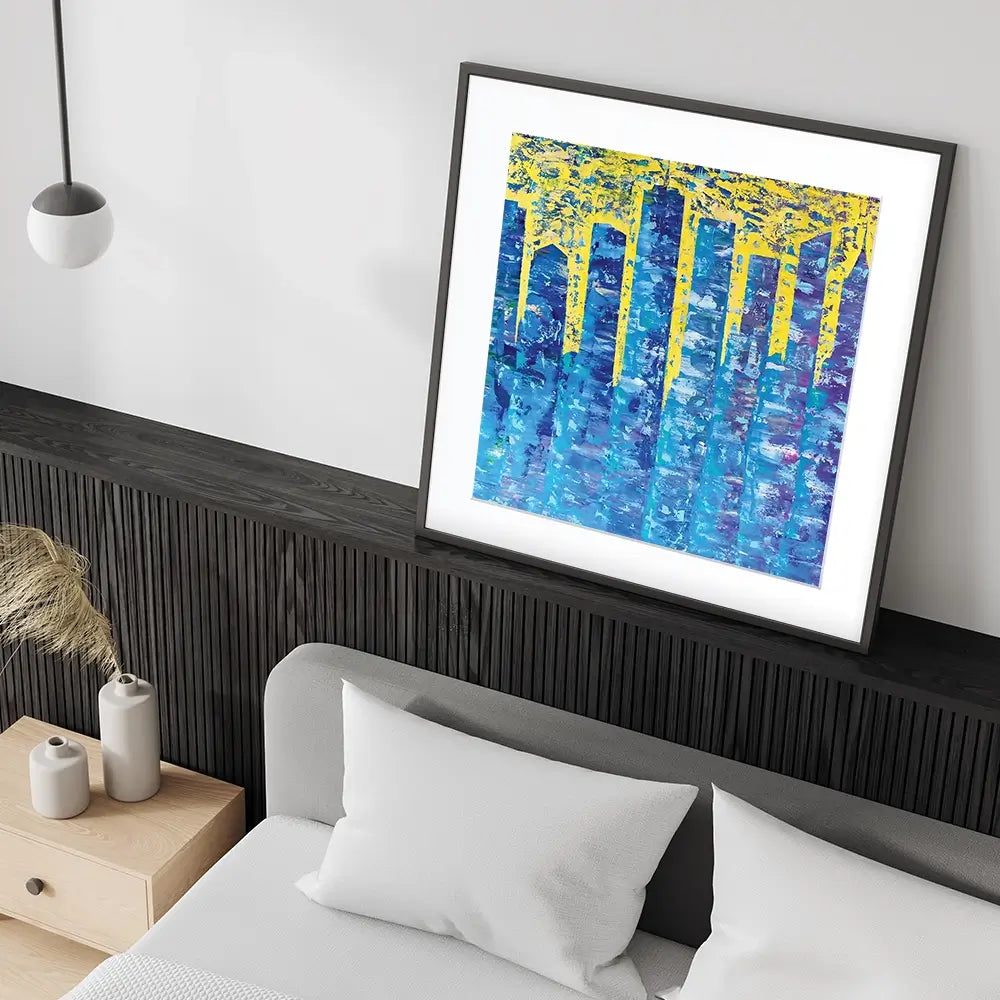 Skyscrapers Square Framed Art Print Skyscrapers Square Framed Art Print wall art product Denis Kuvaev / Shutterstock